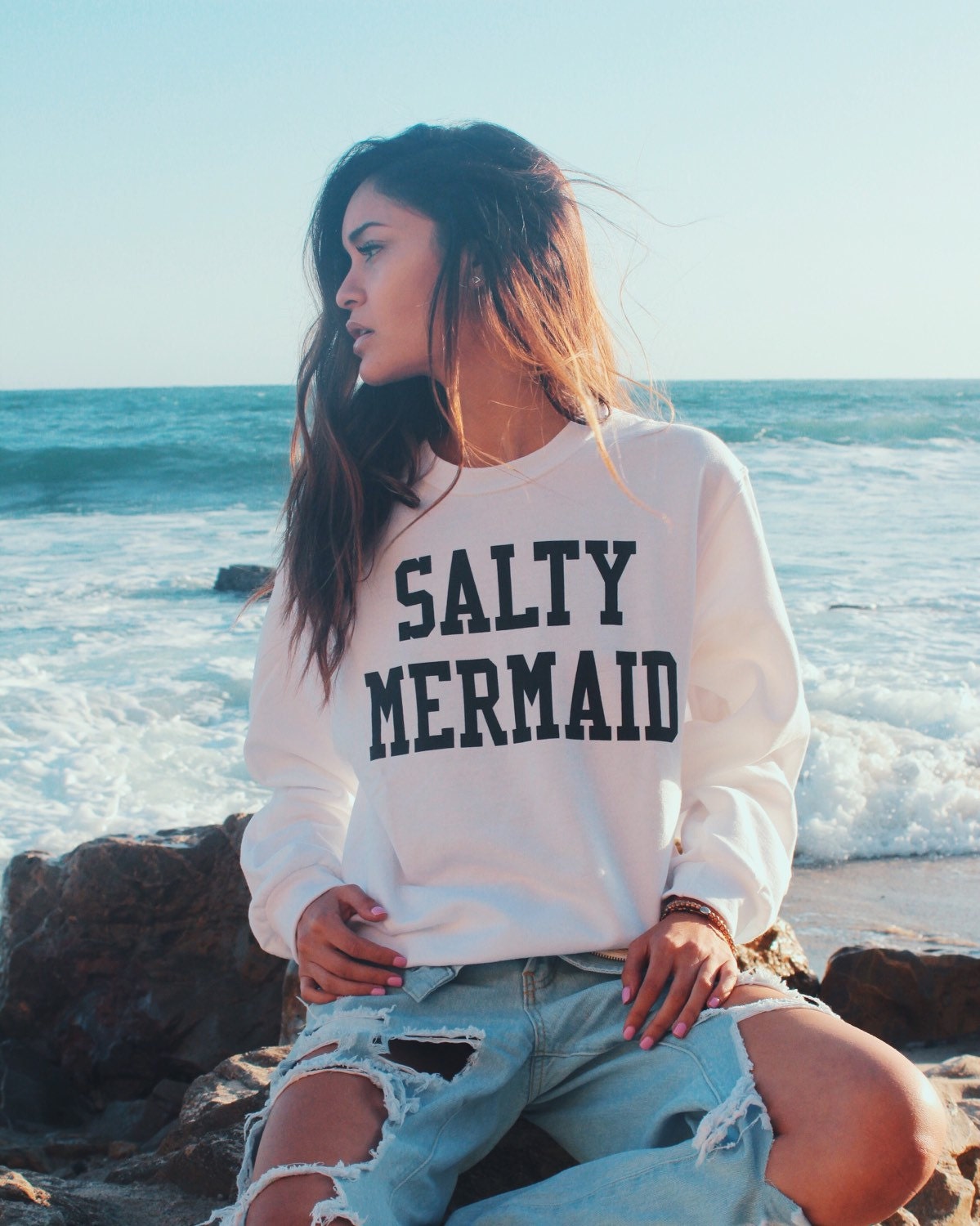 salty mermaid shirt