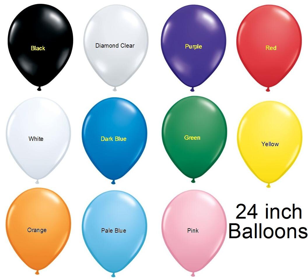 Large 24 inch Balloon Premium Quality Balloon Confetti