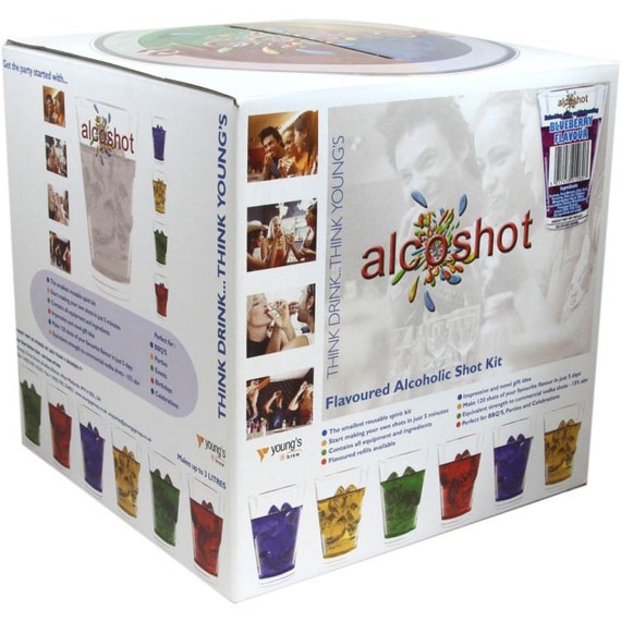 wine mixing vodka and Youngs kit ,5 SPECIAL ,Alcoshot, Blueberry, OFFER! days starter