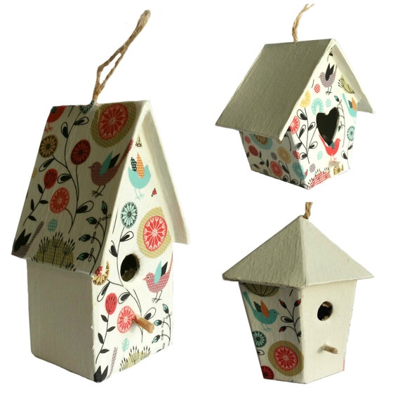 Decorative Bird House Box Hanging Ornaments or Decoration.