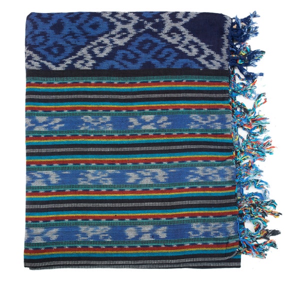 Indonesian Ikat Double Blanket