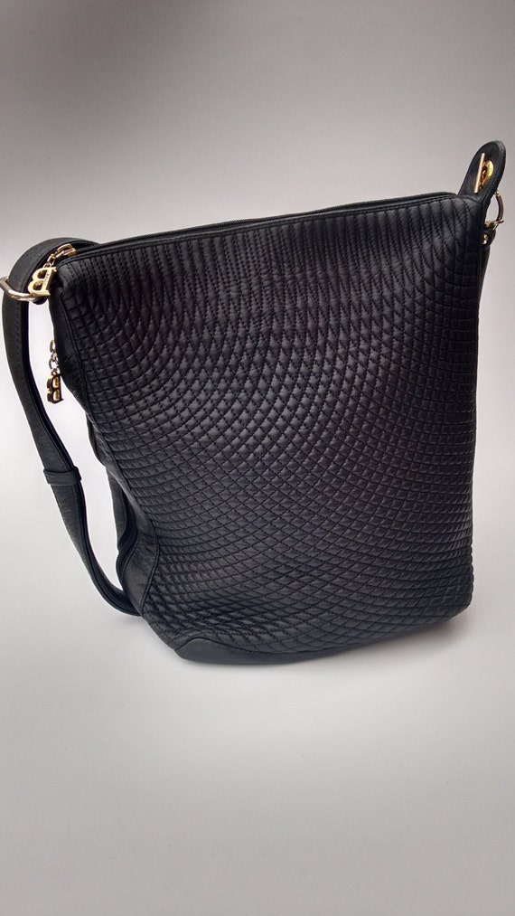 bally quilted bag