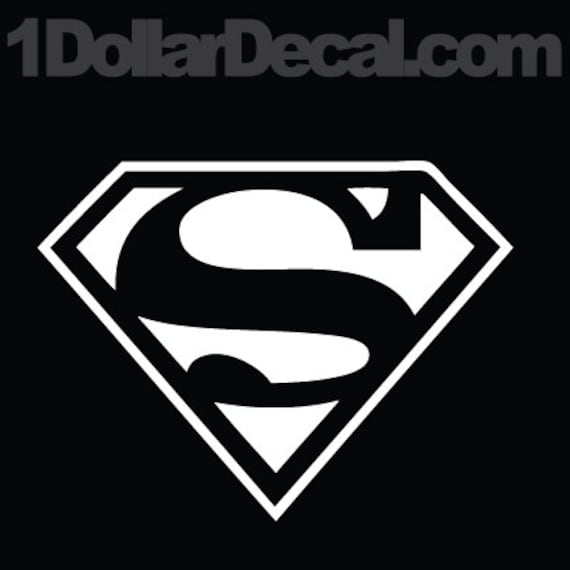 Superman Decal Car Decal Vinyl Decal Superman by VinylDad