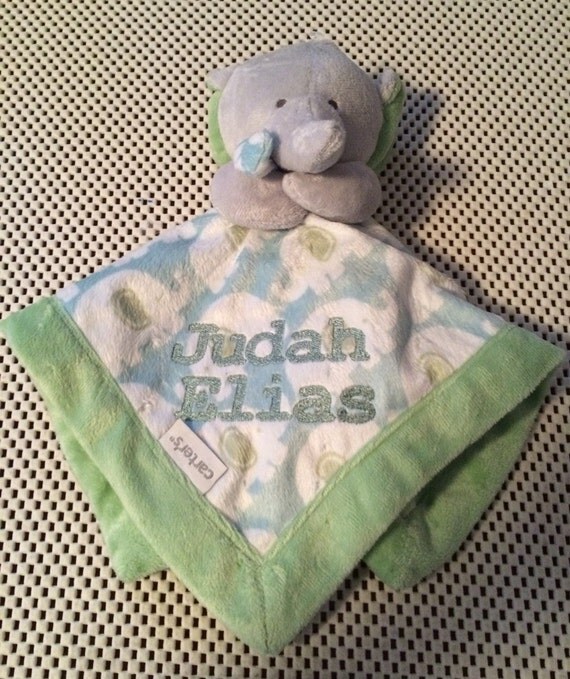 Hudson Baby® Elephant Plush Security Blanket Set in Grey ...