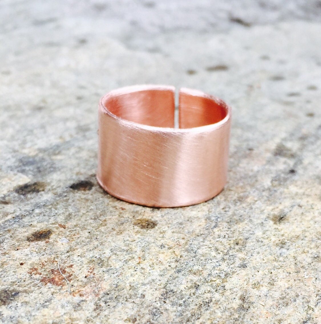 Copper ring copper adjustable ring simple copper rings