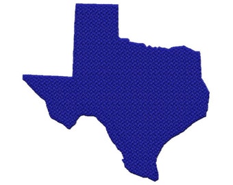 Texas USA State...Solid Fill Machine Embroidery DESIGN NO. 646