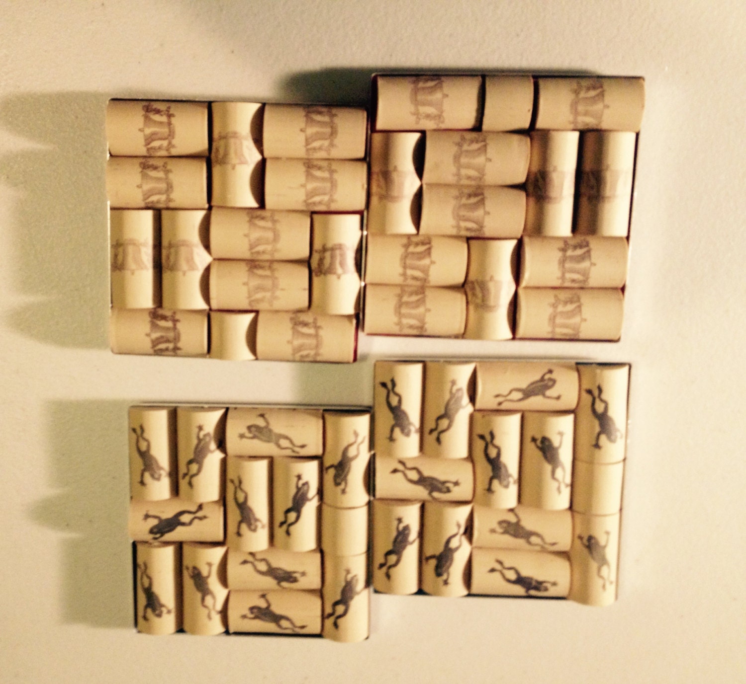 Recycled Wine cork coasters
