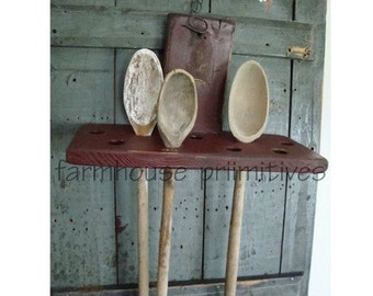 Early Primitive Spoon Holder