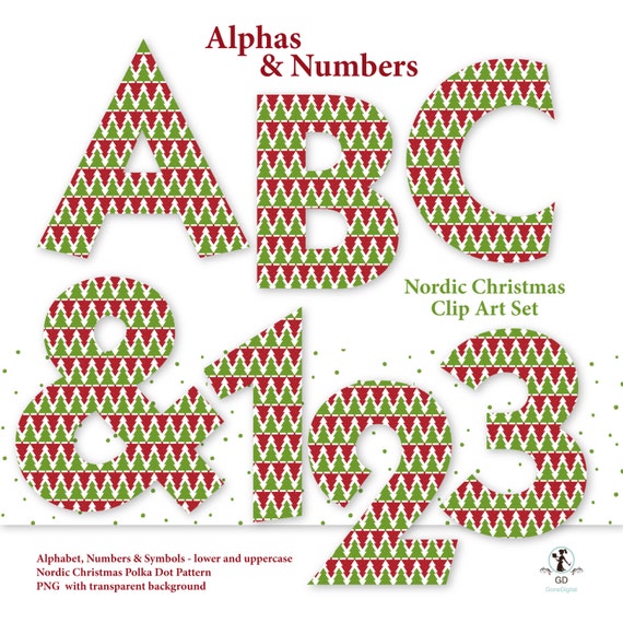 christmas clipart numbers - photo #18