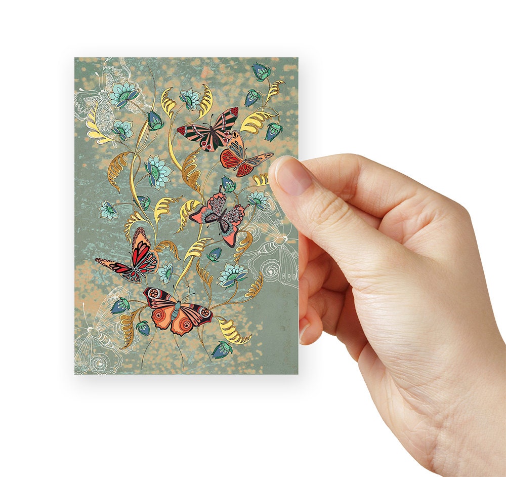 Small art prints Butterfly print Nature art Butterfly