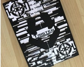 laser cut video game birthday party invitation futuristic printed helmet gamer bar mitzvah invite halo inspired
