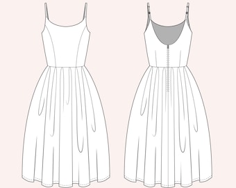 PENELOPE Dress in Your Choice of Fabric!