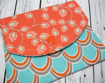 Women's Fabric Wallet, Change Purse Wallet, Fabric Small Wallet, Credit Card Holder, Business Card Holder, Gift For Her Under 20