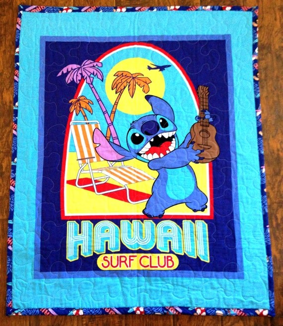 Disneys Lilo and Stitch 36Wx45L Quilt