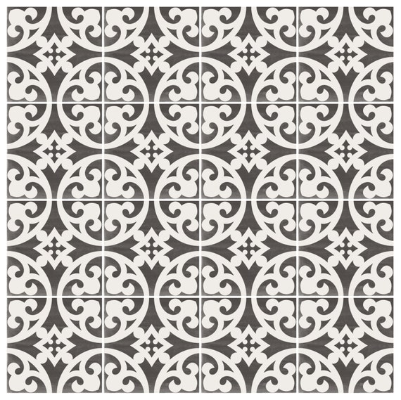 Vinyl Floor Tile Sticker Floor decals Carreaux Ciment