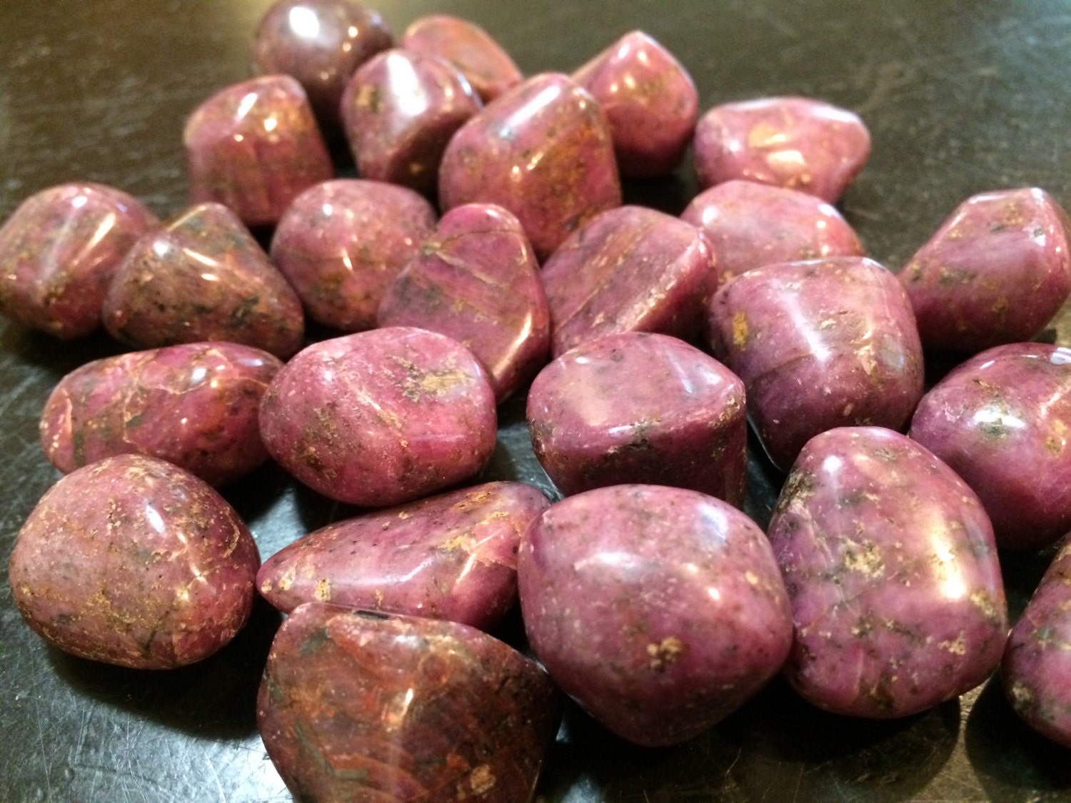 raw ruby crystal ruby stone ruby tumbled by NewMoonBeginnings