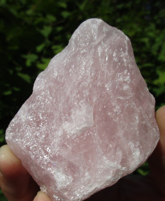 semi raw rose quartz chunk semi raw rose quartz chunk