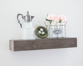 Farmhouse Decor- Farmhouse Style- Floating Shelf - Floating Shelves- Wood Shelf- Rustic Home Decor- Rustic Shelf- Farmhouse Shelf