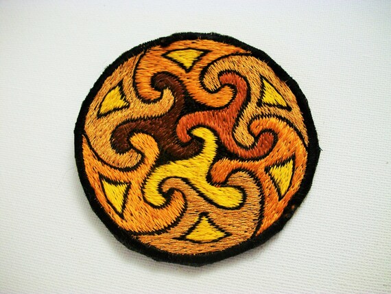 Celtic Patch Sew on Embroidered Patch 3.25 Celtic