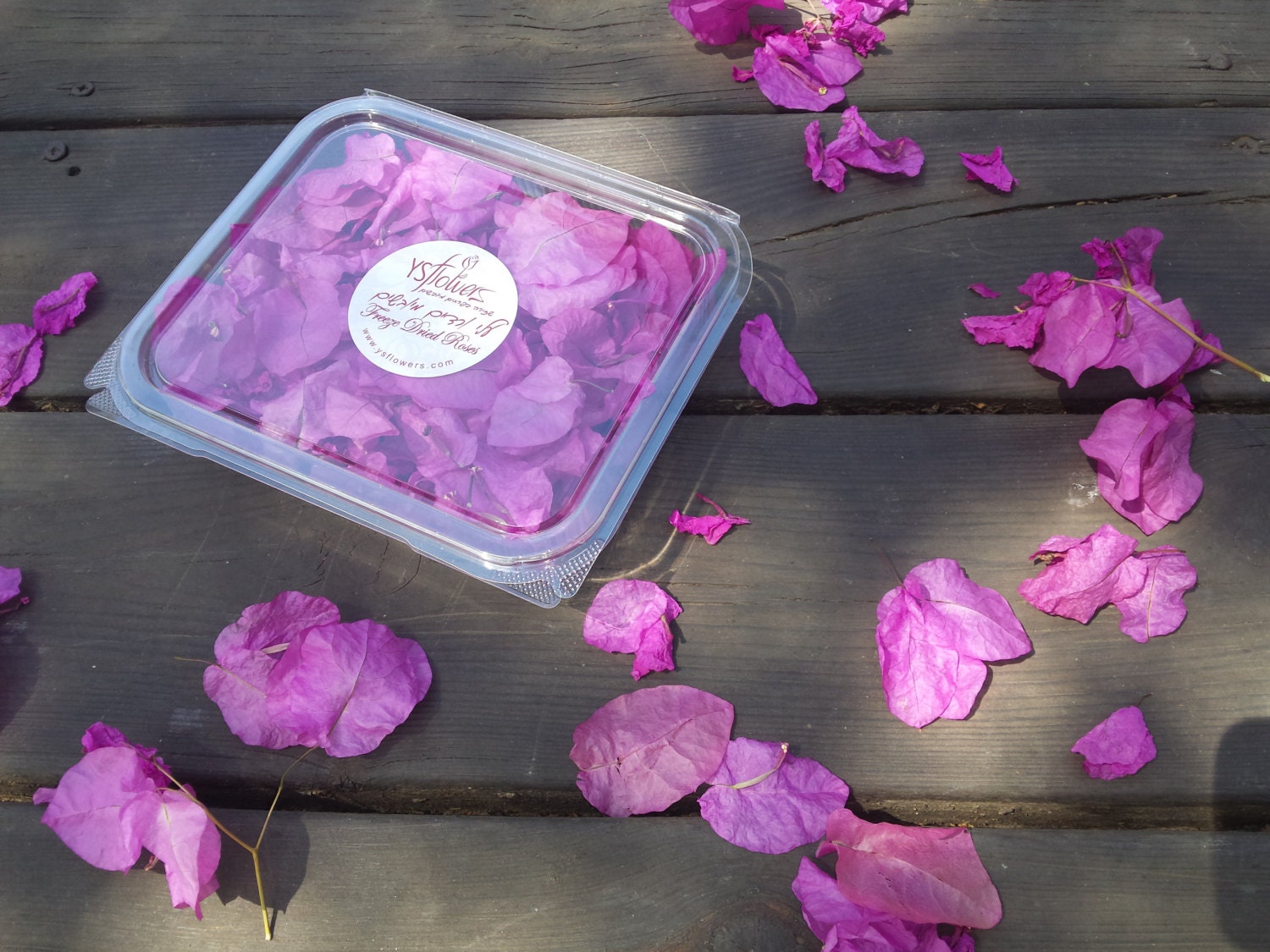 Dried purple Bougainvillea flower petals Wedding Confetti