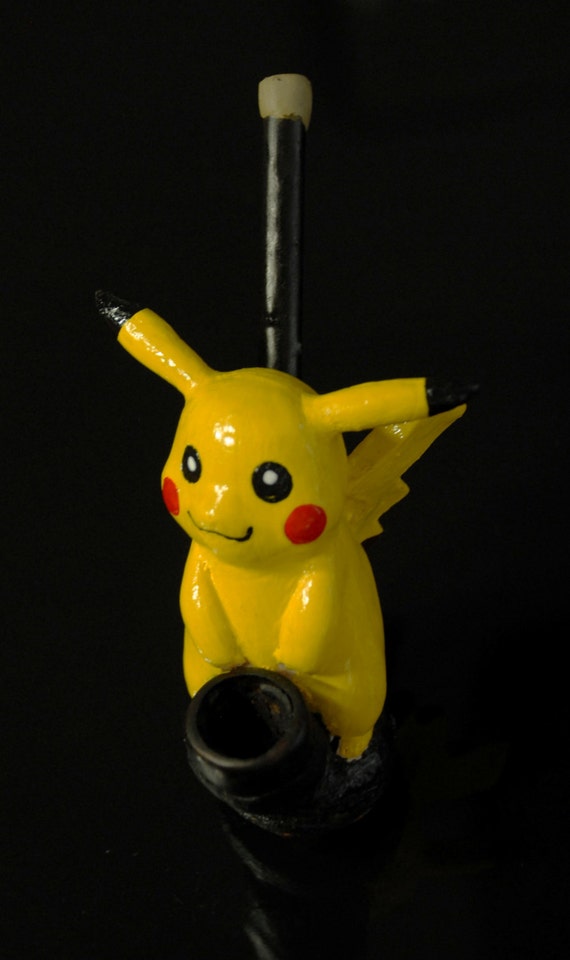Pokemon Go Pikachu Handmade Tobacco Pipe Plus 5 PCs Brass