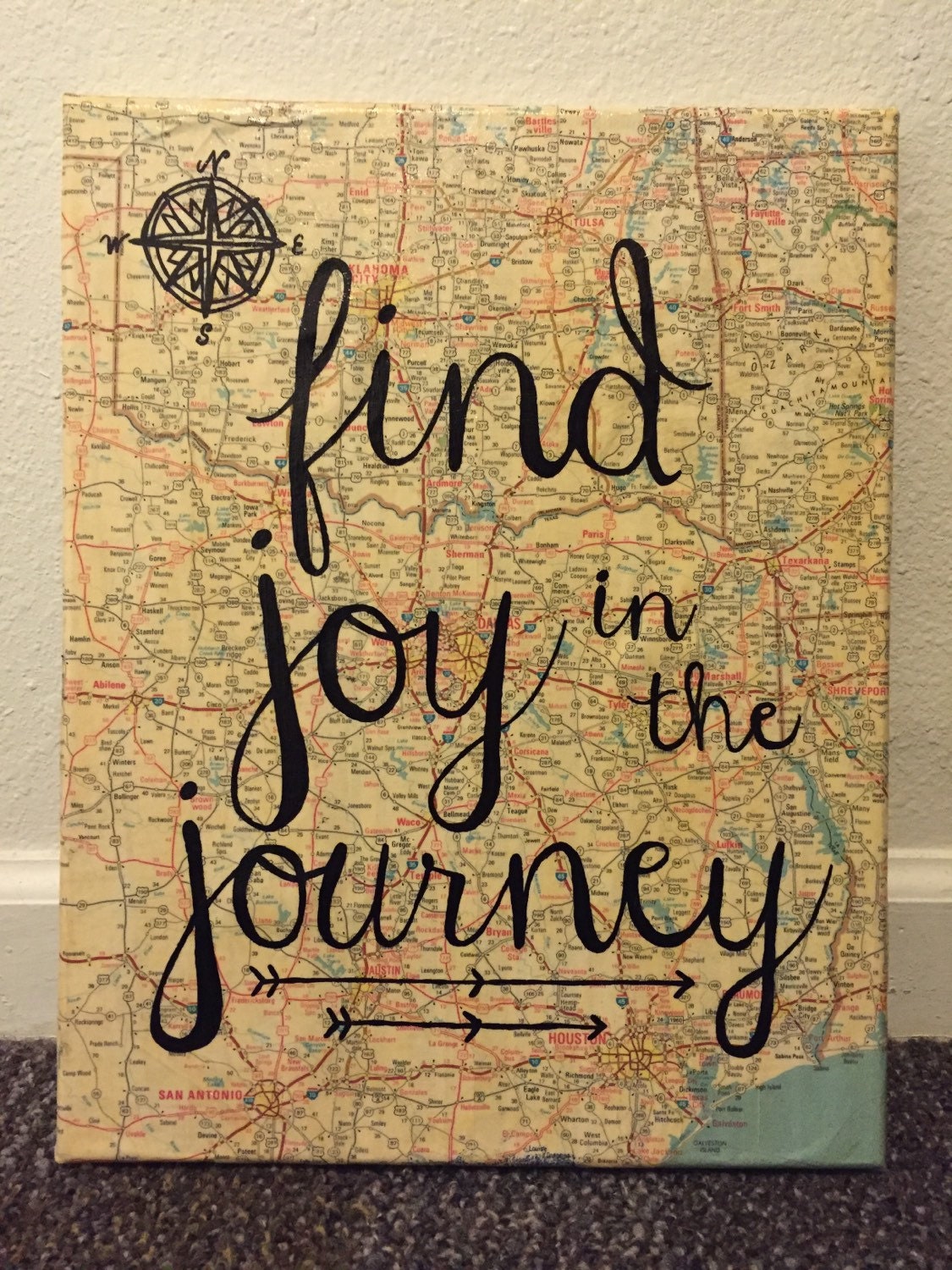 Find Joy in the Journey-Canvas by ChristysCreations411 on Etsy