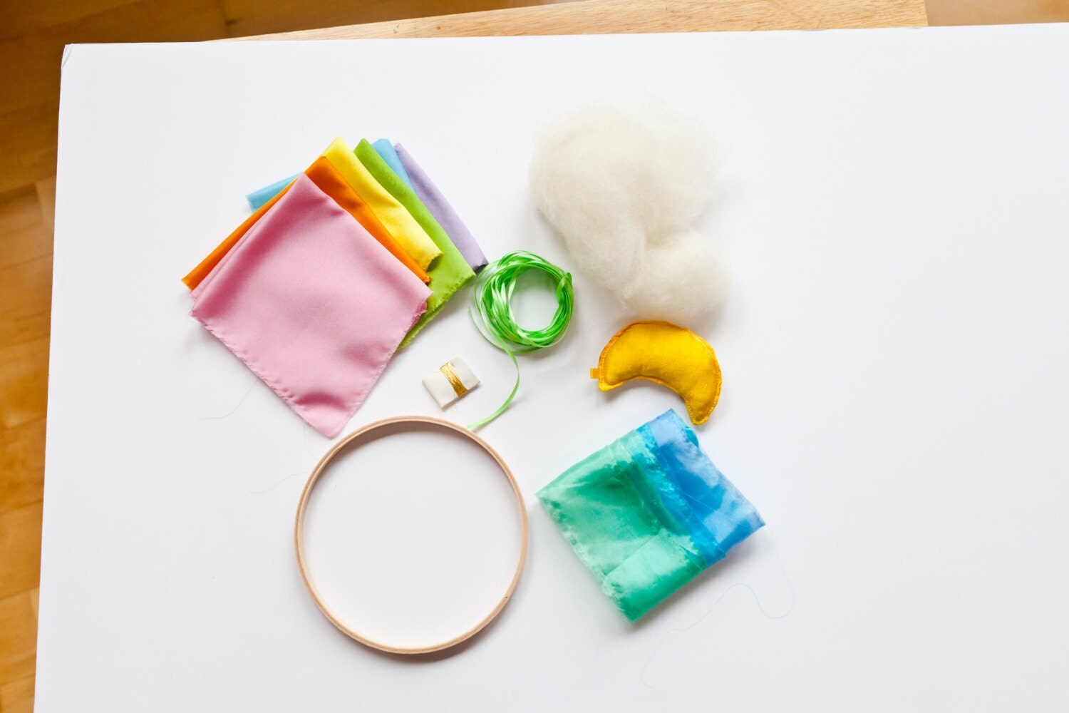 Rainbow Fairy Mobile Kit from SarahsSilk on Etsy Studio