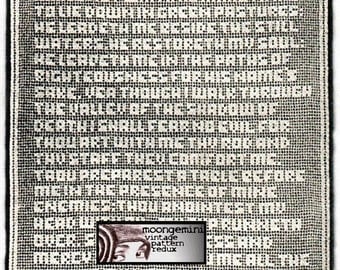 PDF 23rd Psalm Filet Crochet Wall Hanging Pattern Instant Download