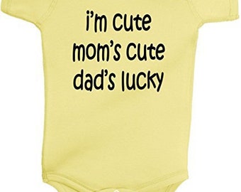 Download INSTANT DOWNLOAD Im Cute Moms Cute Dads Lucky Machine