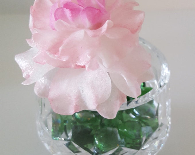 Edible Moss Roses, Wafer Paper Flowers for Cakes