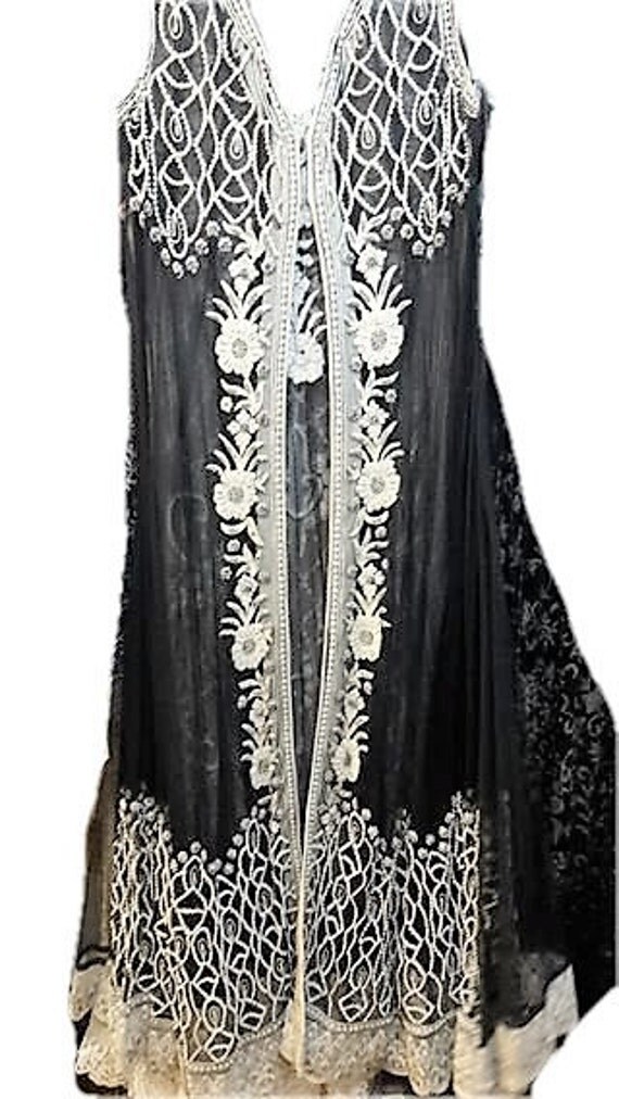 net neck design gown