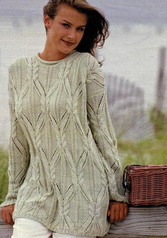 Instant PDF Download Vintage Chart Knitting Pattern to ...