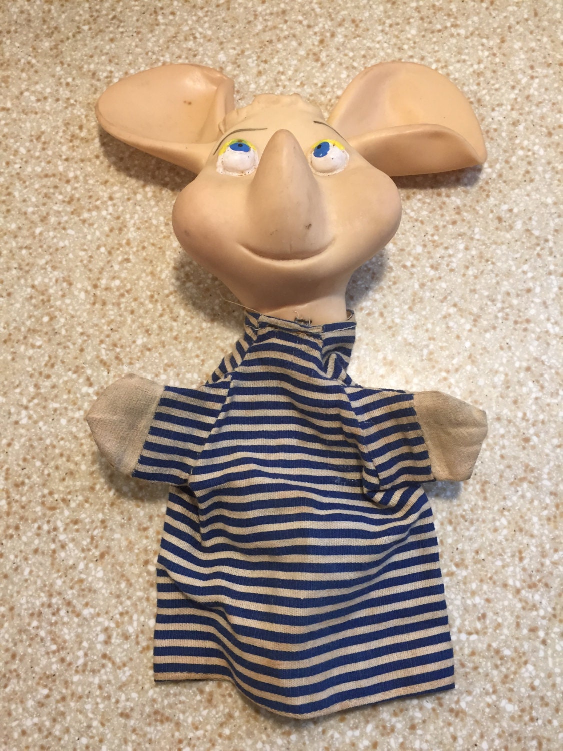 1960s Topo Gigio Hand Puppet Ed Sullivan Show Rubber