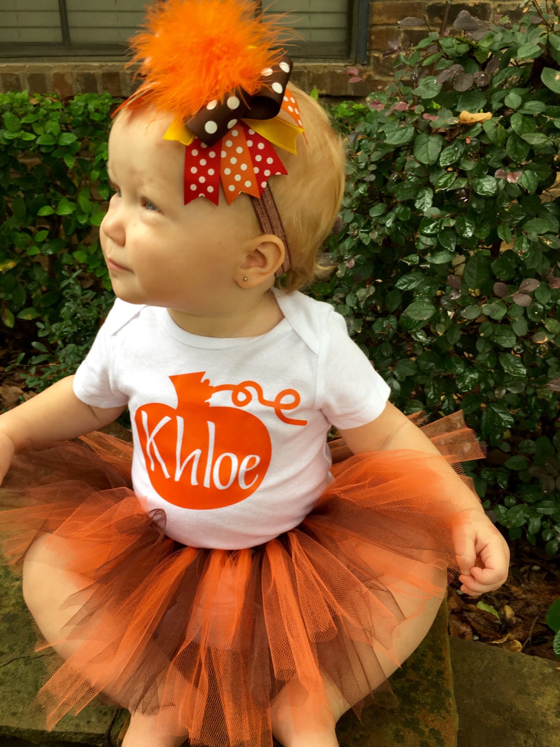 Thanksgiving outfit Baby girl thanksgiving by Cre8tiveBowtique