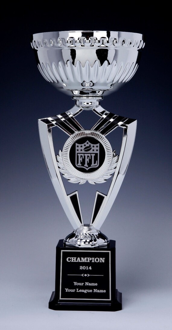 Fantasy Football SILVER Cup EXTRA LARGE Award Trophy by ...