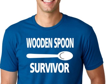 Wooden Spoon Survivor, Tee Shirt, funny shirt.Dad Shirt, Birthday Shirt, Birthday Gift, Vintage Age, rad shirts, fashion funny