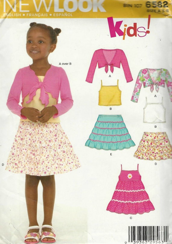 Items similar to Sewing Pattern Toddler Girls' Sun Dress Tank Tops ...