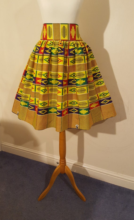 kente cloth maxi skirt