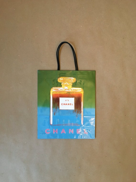 Vintage Chanel Gift Bags From 1997 Andy Warhol Collection