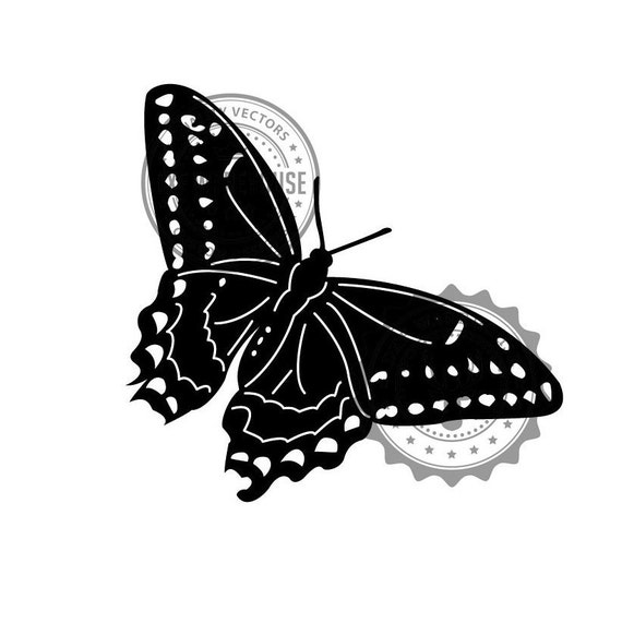 Download Butterfly .DXF file CNC Vector Cut file art for laser cutting