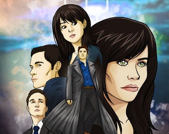 Torchwood fan art original illustration print