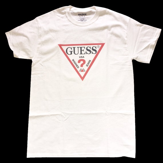 Guess Jeans Logo T Shirt Vintage 90s Fashion Streetwear