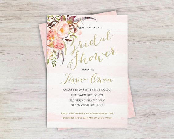 Unique Bridal Shower Invitations 3