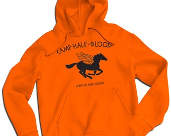 Camp Half Blood Long Island Sound Kids and Unisex Sizes Hoodie Percy Jackson Premium Heavyweight Hoodie Small to 2XL