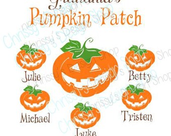 Pumpkin Halloween svg file / halloween cut file / halloween svg / pumpkin patch svg / grandma svg / grandkids svg / vinyl crafts / clip art