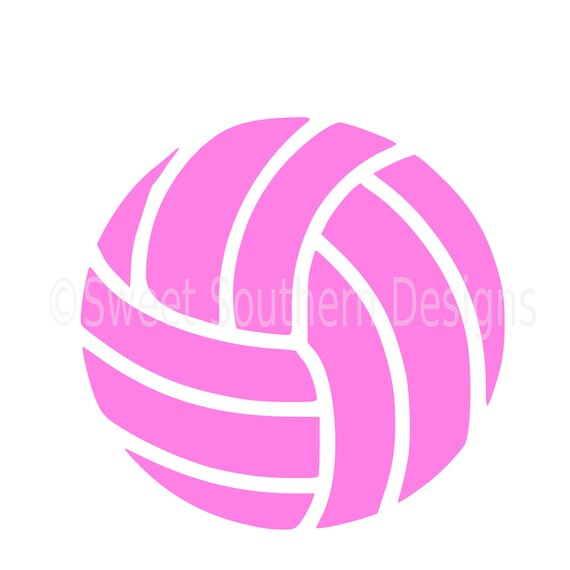 Monogram volleyball SVG instant download design for cricut or