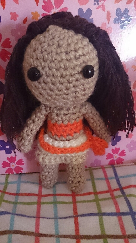Amigurumi peluche de Moana