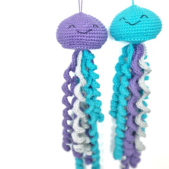 Cute Toy Jellyfish Amigurumi Crochet by CharissaPrayDesigns