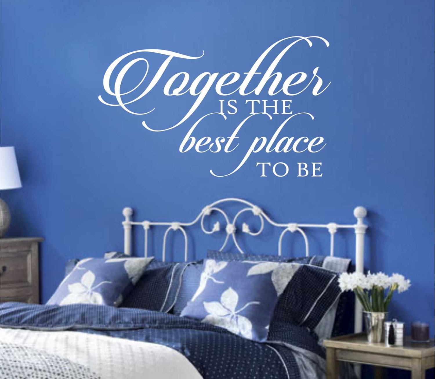 Together Is Best Place Quote Vinyl Wall Lettering Vinyl Wall