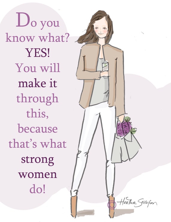 Items similar to Inspirational Art for Women - Quotes for Women - Yes ...